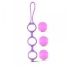 Kulki-Palline Vaginali Bi-Balls Triple Purple